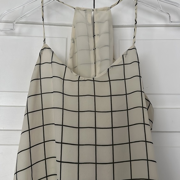 Cream and black tank top - Picture 2 of 3